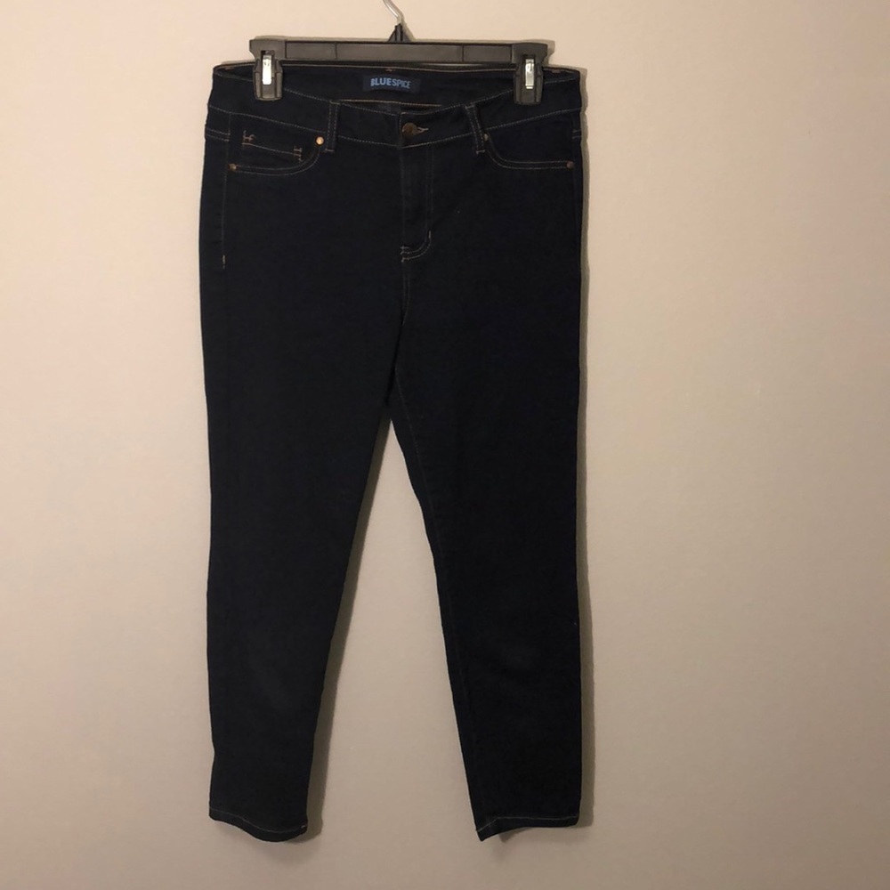 Dark blue jeans